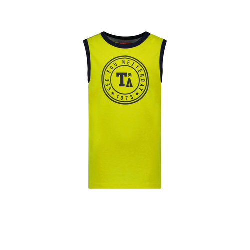 TYGO & vito TYGO & vito jongens hemd met rond logo print Safety Yellow TYGO & vito TYGO & vito jongens hemd met rond logo print Safety Yellow