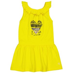 Quapi Quapi baby meisjes mouwloze jurk Namara Yellow Bright