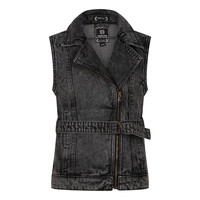 Indian Blue meiden gilet Grey Denim