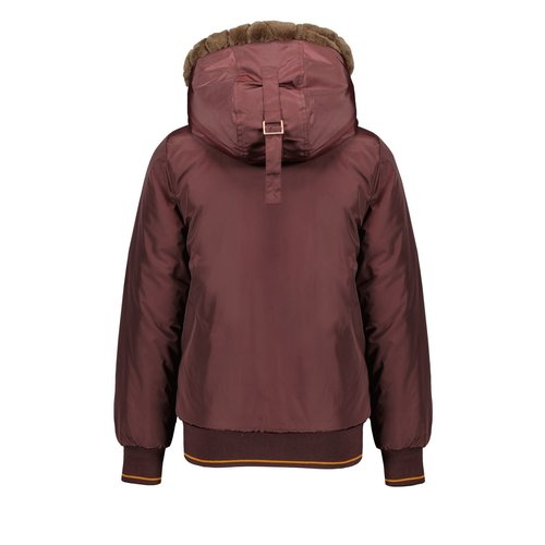 NoBell NoBell meiden bomber winterjas met capuchon Fudge