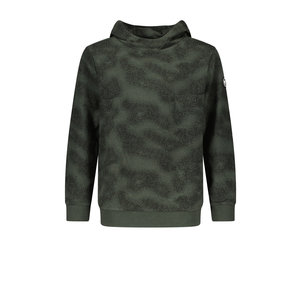 Bellaire Bellaire jongens hoodie aop Darkest Spruce