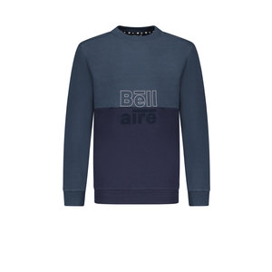 Bellaire Bellaire jongens sweater ronde nek colorblock Midnight Navy