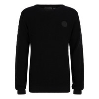 Indian Blue jongens gebreiden sweater IBJ Black