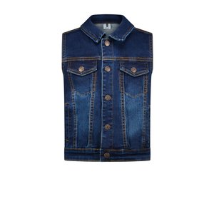 B.Nosy B.Nosy meisjes gilet met teddy kraag en voering Empire Denim