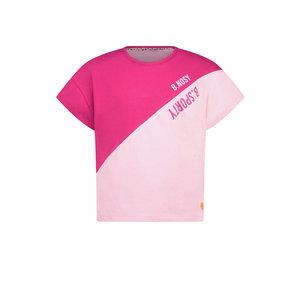 B.Nosy B.Nosy meisjes t-shirt B. Sporty Taffy Pink