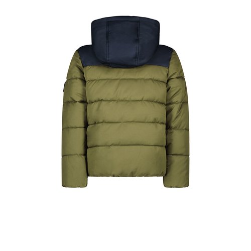 B.Nosy B.Nosy jongens winterjas colorblock Army Green