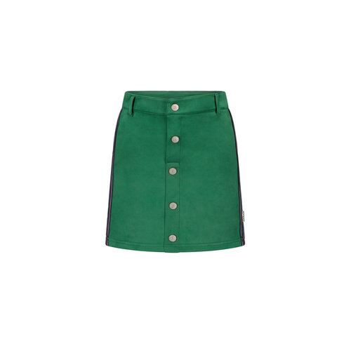 B.Nosy B.Nosy meisjes suede rok met knopen en bies Emerald Green