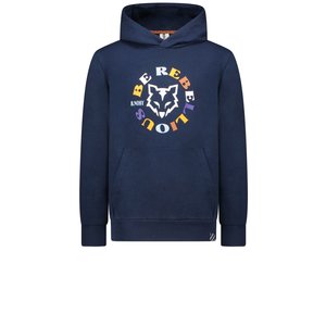 B.Nosy B.Nosy jongens hoodie Be Rebellious Navy