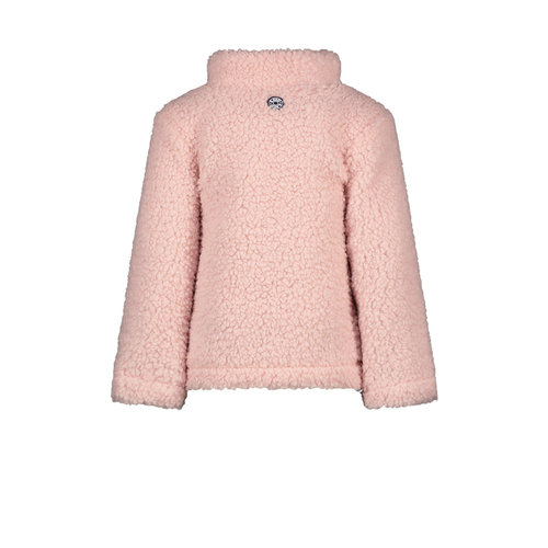 B.Nosy B.Nosy baby meisjes teddy vest Coral Blush