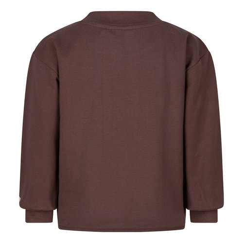 Daily7 Daily7 meisjes sweater colneck Dark Mauve