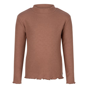 Daily7 Daily7 meisjes shirt met colneck Rose Tan