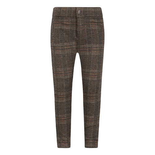 Daily7 Daily7 meisjes broek Fancy Check Charcoal Grey