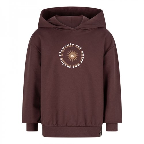 Daily7 Daily7 meisjes hoodie Futur Oversized Dark Mauve