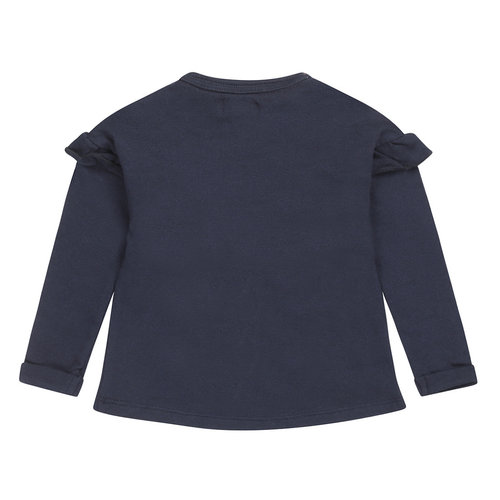 Dirkje Dirkje baby meisjes sweater Love is Colourful Navy