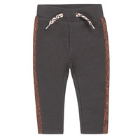 Dirkje baby meisjes joggingbroek met glitterbies Dark Grey