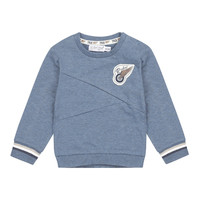 Dirkje baby jongens sweater Riders Blue Melee