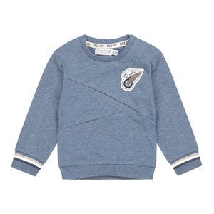 Dirkje Dirkje baby jongens sweater Riders Blue Melee