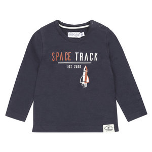 Dirkje Dirkje baby jongens shirt Space Track Navy