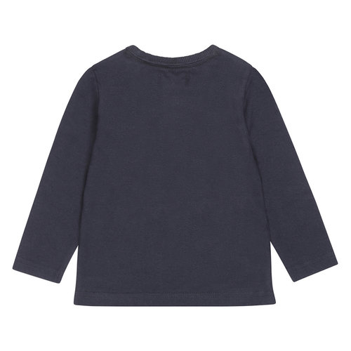 Dirkje Dirkje baby jongens shirt Space Track Navy