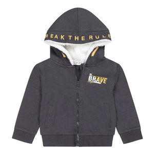 Dirkje Dirkje baby jongens borg vest Brave Dark Blue