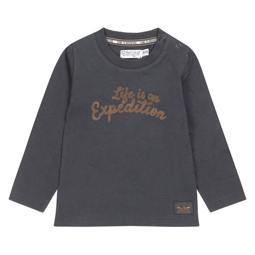 Dirkje Dirkje baby jongens shirt Expedition Dark Blue