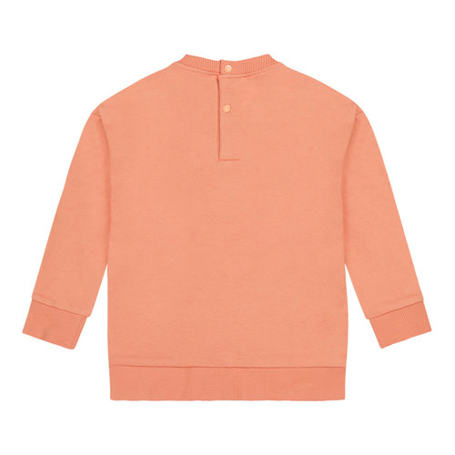 Koko Noko Koko Noko jongens sweater met borstzakje Faded Orange