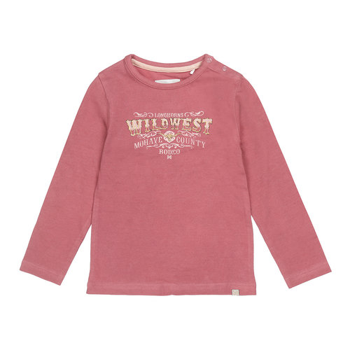 Koko Noko Koko Noko meisjes shirt Wild West Dark Old Pink