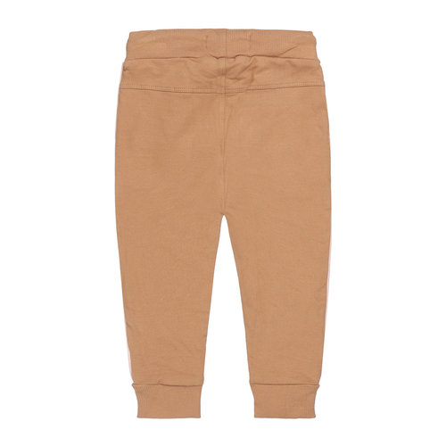 Koko Noko Koko Noko meisjes joggingbroek met smalle roze bies Camel