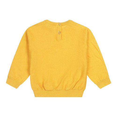 Koko Noko Koko Noko meisjes sweater met structuur in de stof Ochre