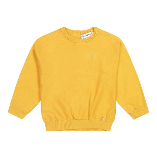 Koko Noko Koko Noko meisjes sweater met structuur in de stof Ochre