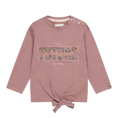 Koko Noko Koko Noko meisjes shirt Future Dark Taupe