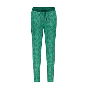 TYGO & vito TYGO & vito meisjes joggingbroek met aop en gekleurde bies Winter Green