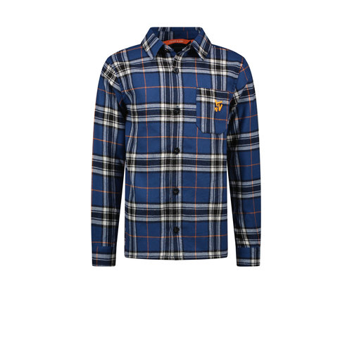 TYGO & vito TYGO & vito jongens blouse met knopen Check Navy TYGO & vito TYGO & vito jongens blouse met knopen Check Navy