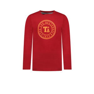 TYGO & vito TYGO & vito jongens shirt logo print circle Red