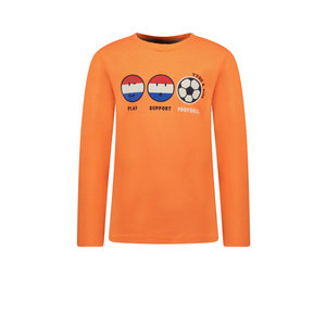 TYGO & vito TYGO & vito jongens shirt Holland Orange Clownfish