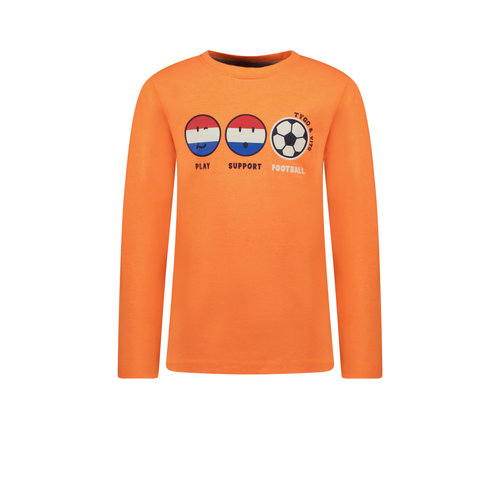 TYGO & vito TYGO & vito jongens shirt Holland Orange Clownfish