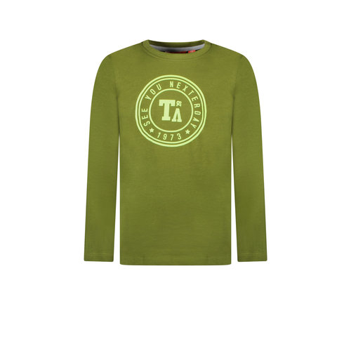 TYGO & vito TYGO & vito jongens shirt met logo print circle Forrest Green