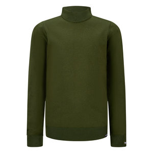 RETOUR Retour jongens sweater met coll Floyd Dark Army