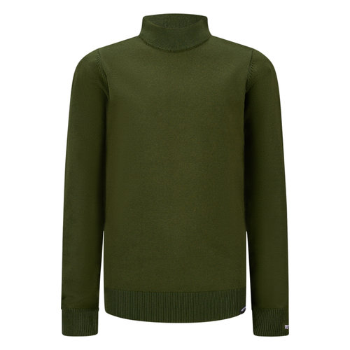 RETOUR Retour jongens sweater met coll Floyd Dark Army