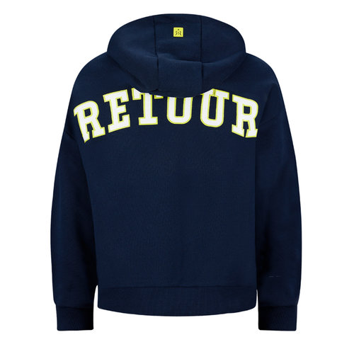 RETOUR Retour jongens hoodie Easton Dark Navy