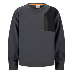 RETOUR Retour jongens sweater Chaz Dark Grey