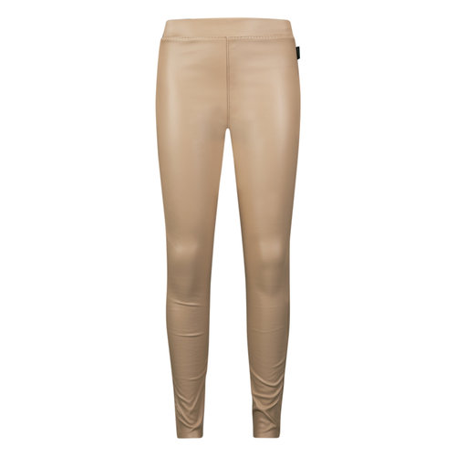 RETOUR Retour meiden leatherlook broek Ivy Light Beige