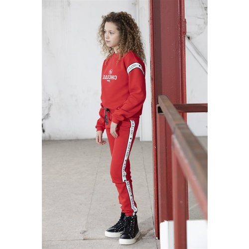 Elle Chic Elle Chic meiden joggingbroek met logo tape Dawn Fired Up