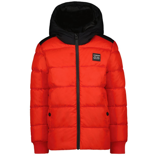 Vingino Vingino jongens winterjas Tiem Flame Red Vingino Vingino jongens winterjas Tiem Flame Red