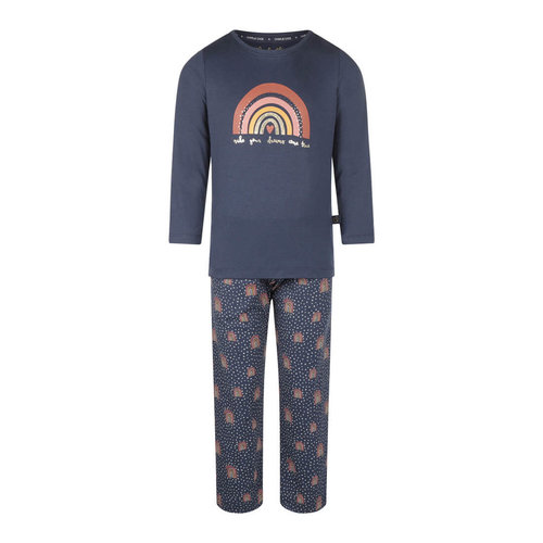 Charlie Choe Charlie Choe meisjes pyjama Rainbow Navy