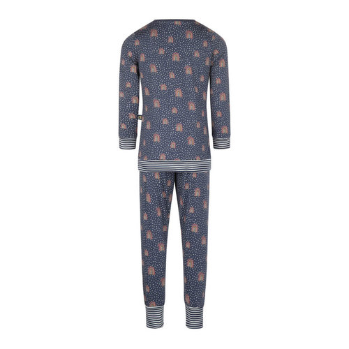 Charlie Choe Charlie Choe meisjes pyjama ao Rainbow en Dots Navy