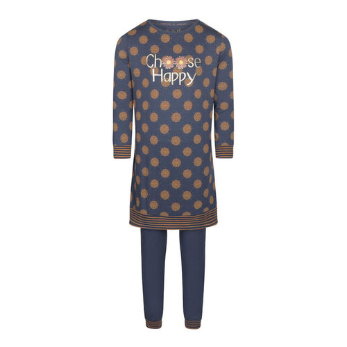 Charlie Choe Charlie Choe meisjes pyjama Choose Happy Navy