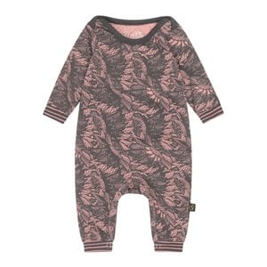 Charlie Choe Charlie Choe baby meisjes pyjama aop Leaves Old Pink