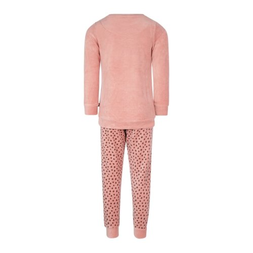 Charlie Choe Charlie Choe meisjes velours pyjama Stay Magical Old Pink