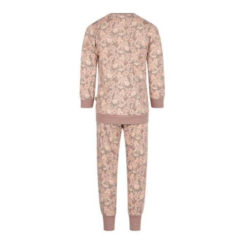 Charlie Choe Charlie Choe meisjes pyjama aop Grey Brown